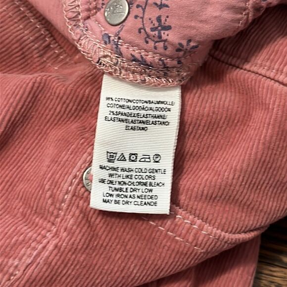 We The Free Dusty Rose Raw Hem Corduroys - Size 27 - Picture 4 of 8